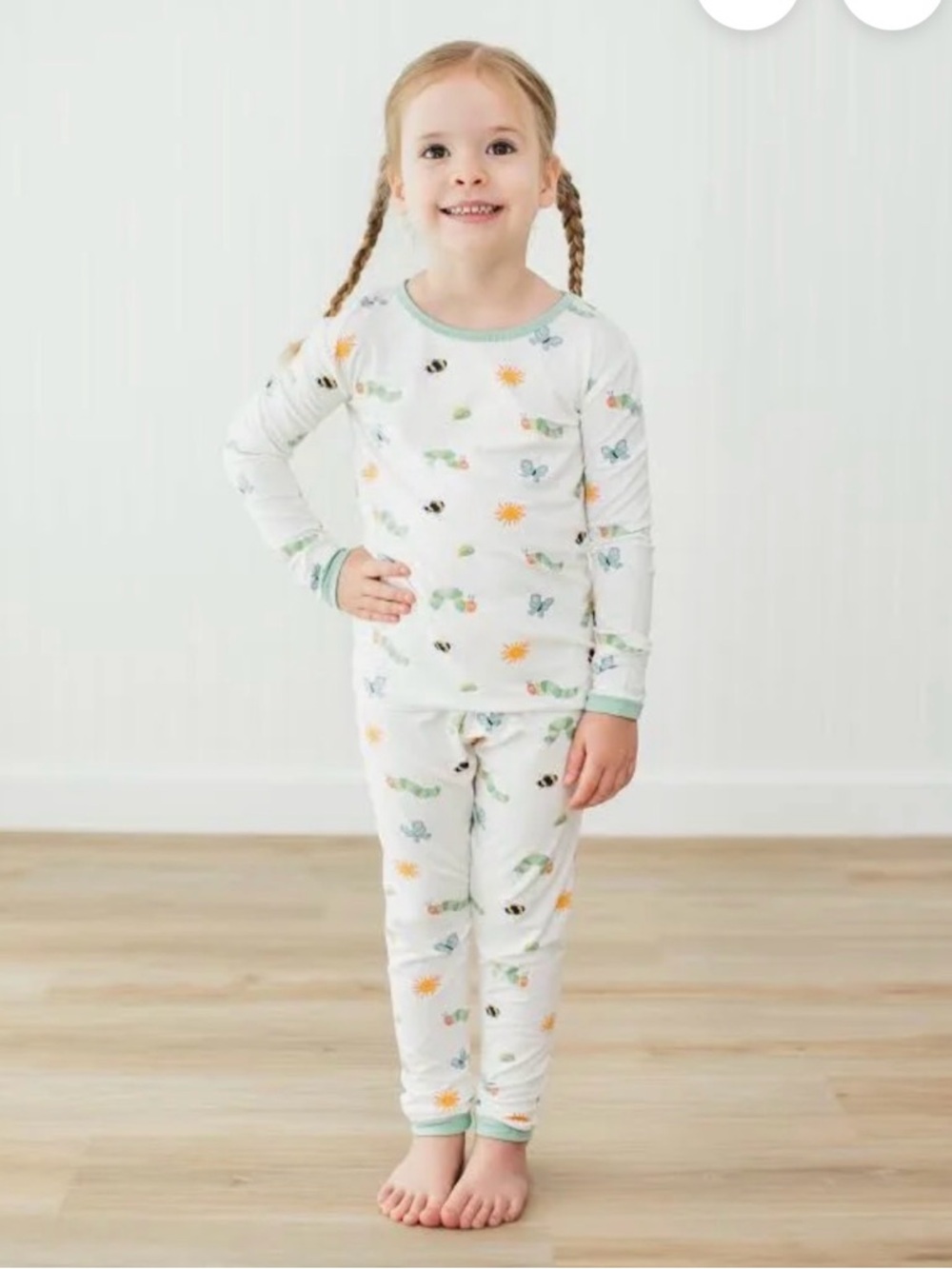 Kyte Baby Hungry Caterpillar Pajamas Size 3T